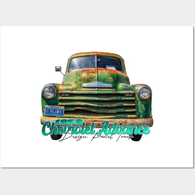 1952 Chevrolet Advance Design Panel Truck Wall Art by Gestalt Imagery